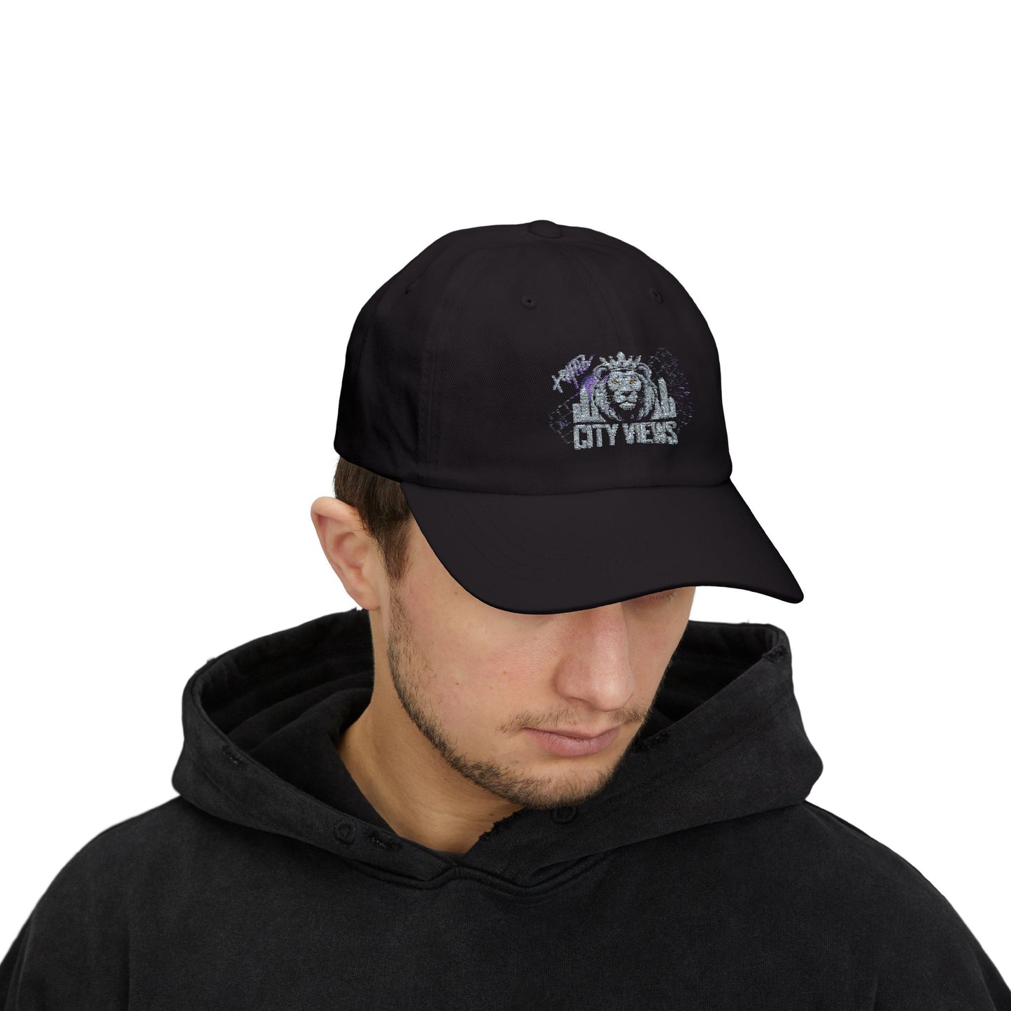 Dad Cap Lion Embroidered Hat
